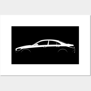 Mercedes-Benz CLA-Class (C118) Silhouette Posters and Art